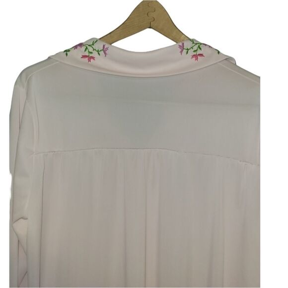 Vintage Sears Embroidered Nightgown Large 38/40 - Picture 6 of 12